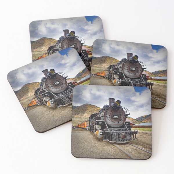 Item preview, Engine 493 - Durango & Silverton Narrow Gauge Railroad  designed and sold by Kathy Weaver.