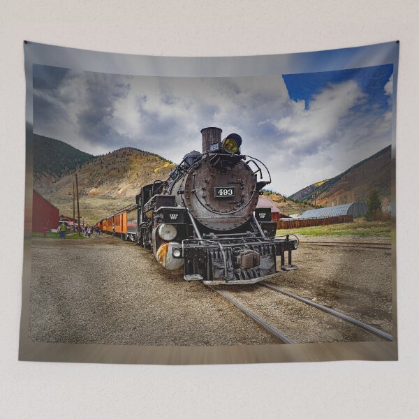 Item preview, Engine 493 - Durango & Silverton Narrow Gauge Railroad designed and sold by Kathy Weaver.