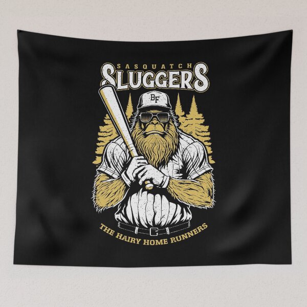 Item preview, Bigfoot Baseball Player Coach Funny Cryptid Sasquatch Team designed and sold by GrandeDuc.