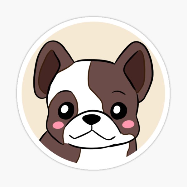 Bulldog De Dibujos Animados Lindo