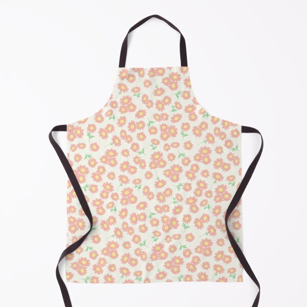 Item preview, sunflower mini small ditsy daisy vintage vibe peach orange daisies prairie style designed and sold by blomastudios.