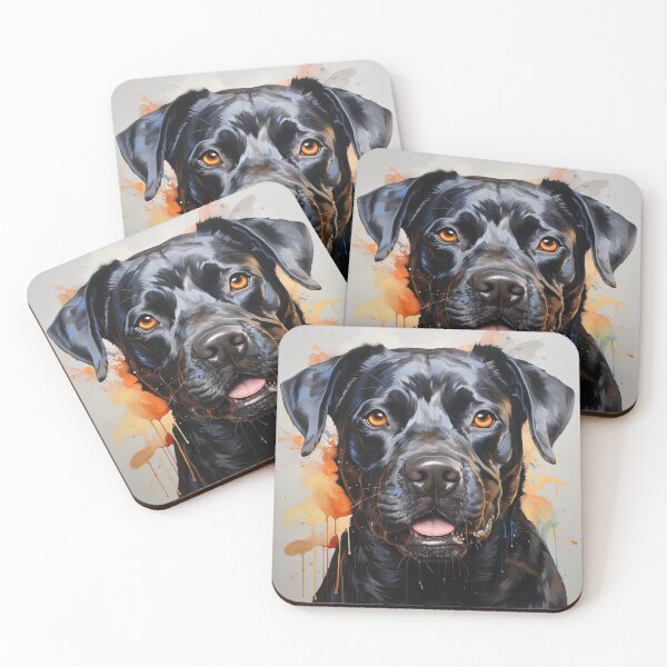 Item preview, Adorable Labrador Collie Acrylic Painting designed and sold by aimber.