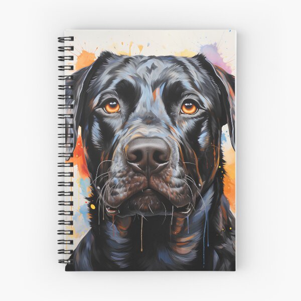 Item preview, Melanconic Labrador Collie Acrylic Painting designed and sold by aimber.