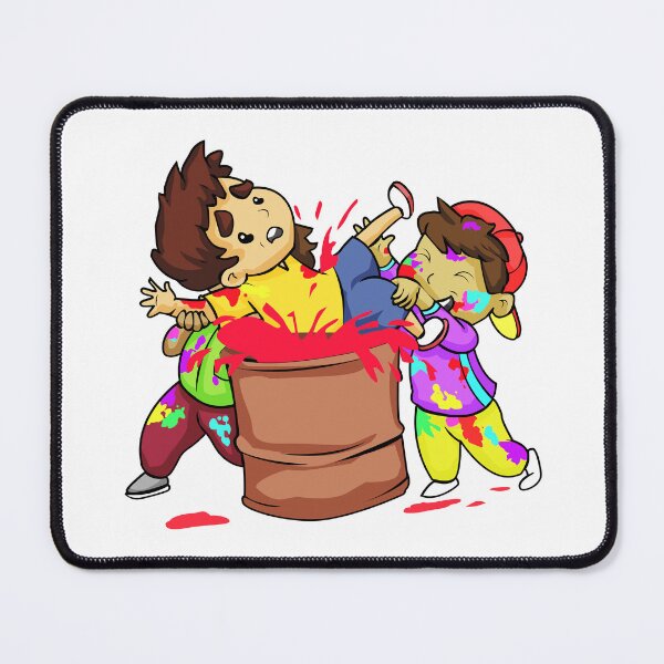 Item preview, Children playing colorful powders at Holi festival designed and sold by TirrellColister.