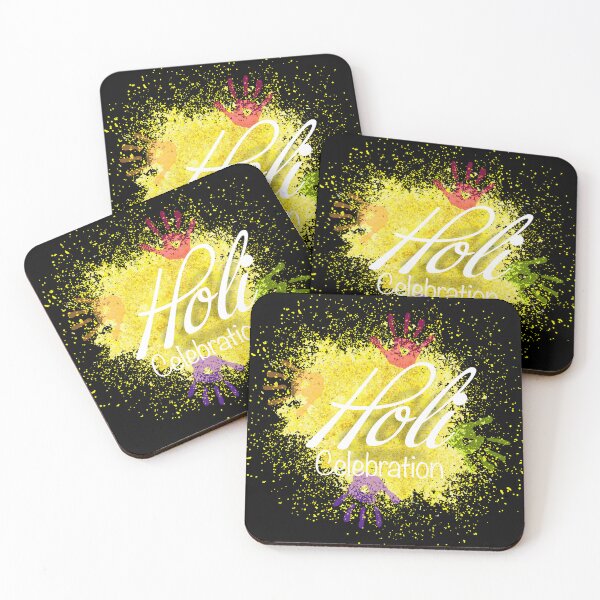 Item preview, Colorful circles and hands for a vibrant Holi designed and sold by TirrellColister.