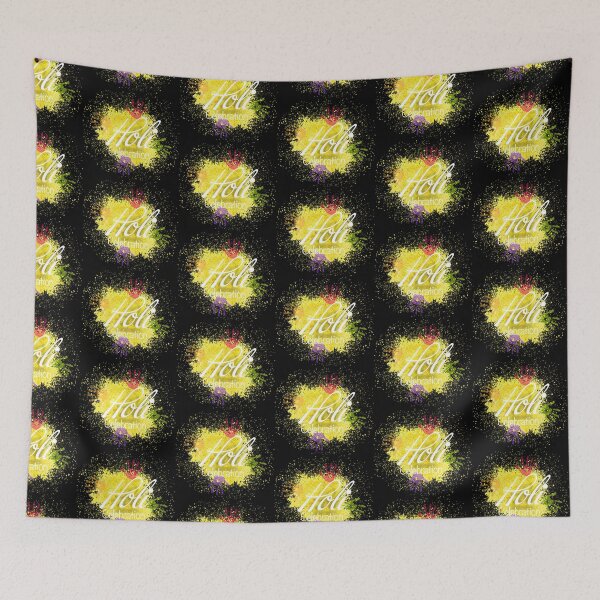 Item preview, Colorful circles and hands for a vibrant Holi designed and sold by TirrellColister.