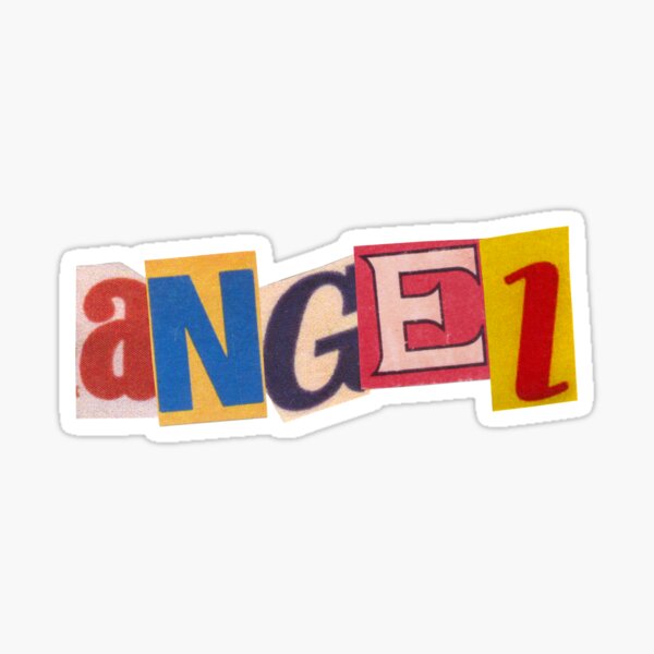 Vista previa del artículo con la obra «Ángel», diseñado y vendido por atatenterprise.