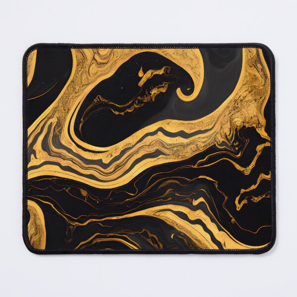 Item preview, Abstract black marble with golden sand designed and sold by Pixeledfox.