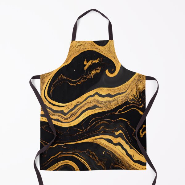 Item preview, Abstract black marble with golden sand designed and sold by Pixeledfox.