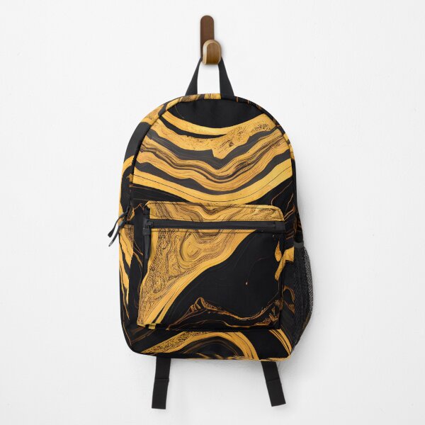 Item preview, Abstract black marble with golden sand designed and sold by Pixeledfox.