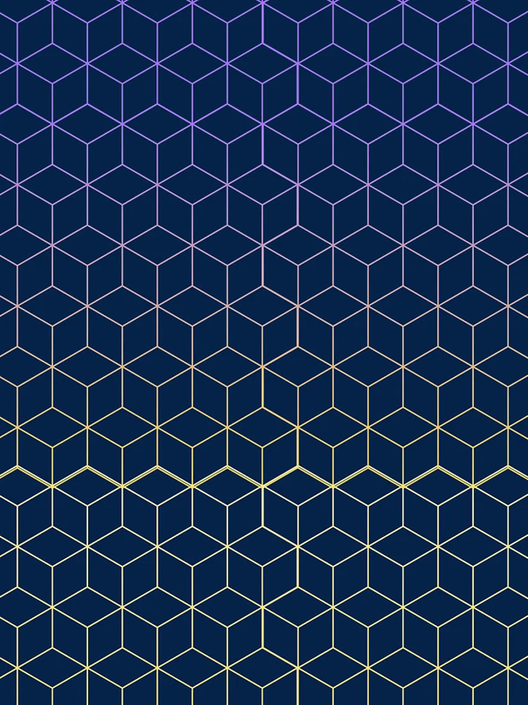 Thumbnail 5 of 5, iPhone Case, Navy Blue Modular Abstract Patterns designed and sold by EverAfterStudio.