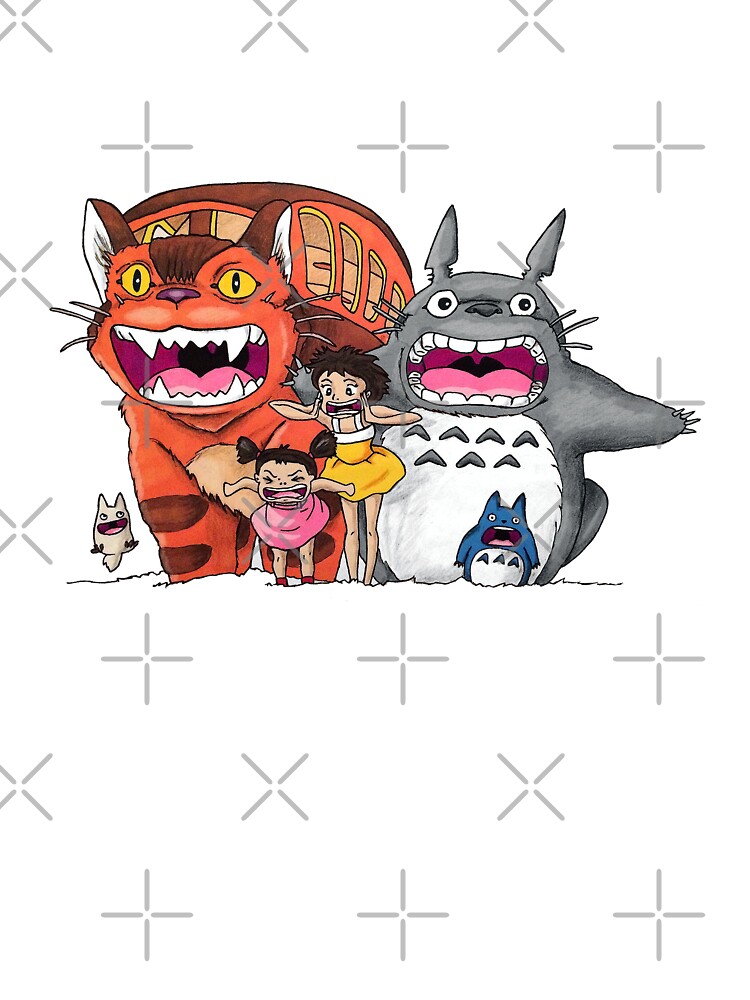 Studio Ghibli Uchiwa Fan Postcard (My Neighbor Totoro) – Rainbowholic Shop
