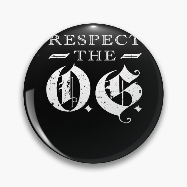 Item preview, Respect The OG Original Gangsta O.G. Calligraphy Vintage designed and sold by SuperFreshArt.