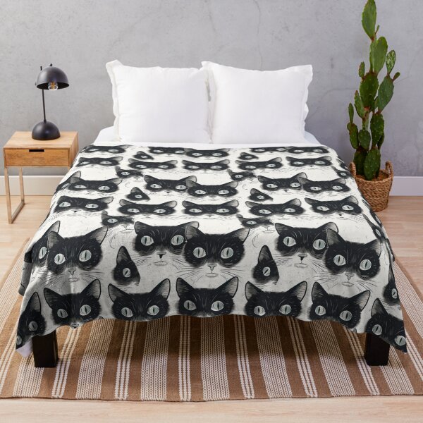 Item preview, Summery modern pattern with cat motifs designed and sold by Pflugart.