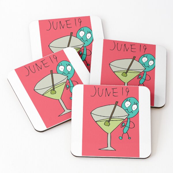 Item preview, JUNE 19th National Martini Day (color) JUNE 19 designed and sold by DondokoDonta.