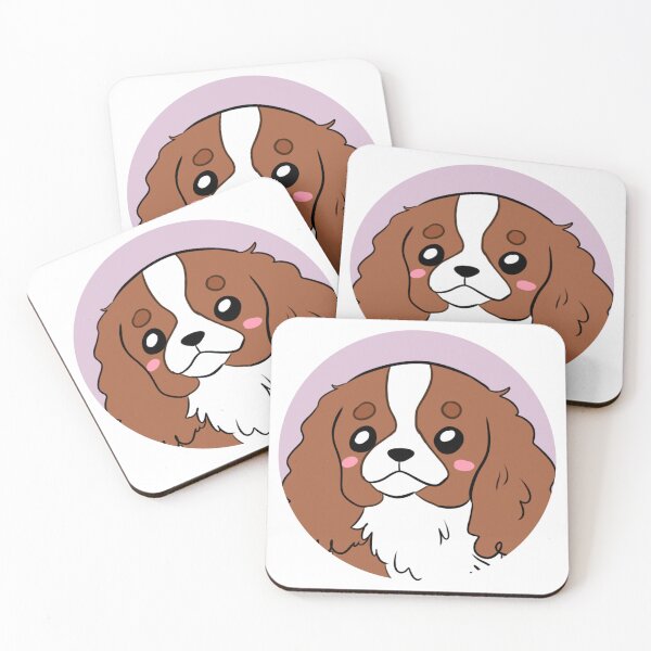 Item preview, Lindo cavalier king charles spaniel ilustración de dibujos animados designed and sold by Yaragold.
