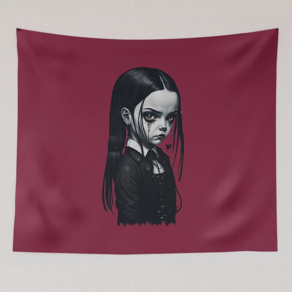 Item preview, Creepy Gothic Lady Spooky Vibes Girl Portrait designed and sold by SoccaTamam.