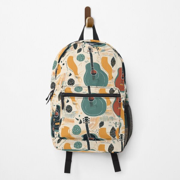 Item preview, Summery modern pattern with guitar motifs designed and sold by Pflugart.
