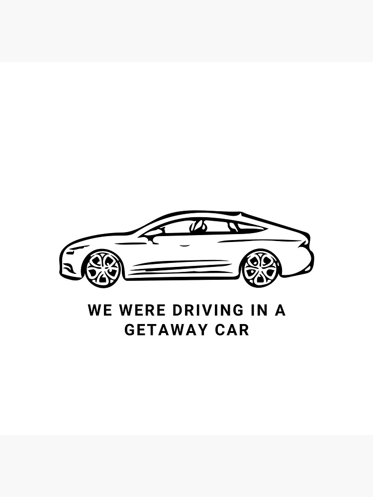 Taylor Swift Getaway Car Reputation Car Decal 