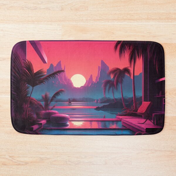 Item preview, 80s Sunset Escape designed and sold by Wallart-Nisyo.