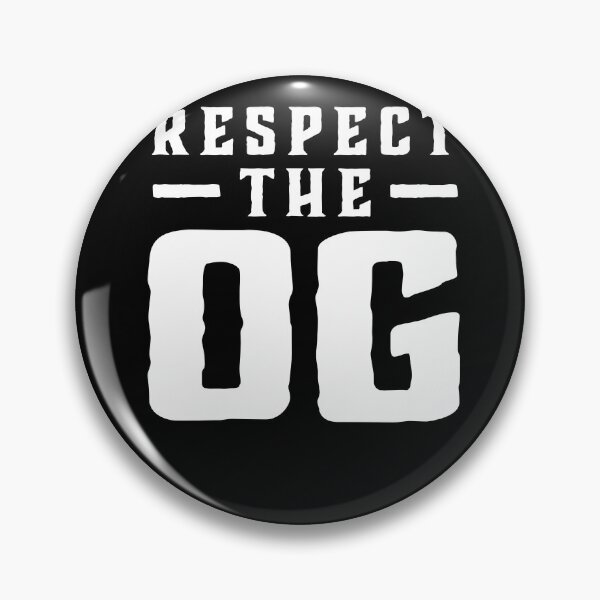 Item preview, Respect The OG Original Gangsta Calligraphy designed and sold by SuperFreshArt.