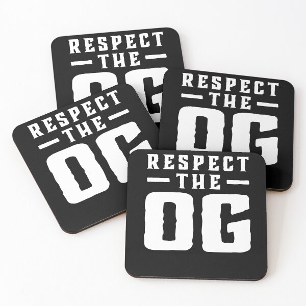 Item preview, Respect The OG Original Gangsta Calligraphy designed and sold by SuperFreshArt.