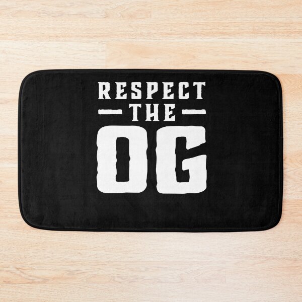 Item preview, Respect The OG Original Gangsta Calligraphy designed and sold by SuperFreshArt.