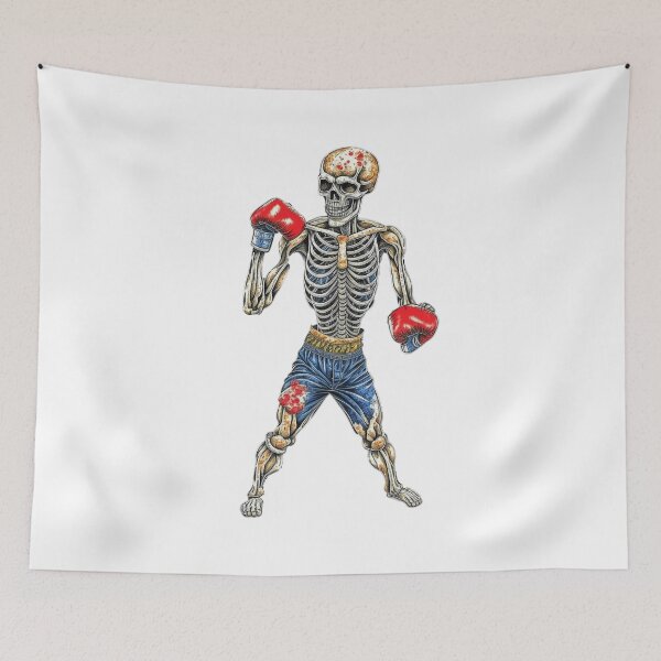Item preview, Funny Skull Boxing - Bones Boxer designed and sold by NewStyle44.