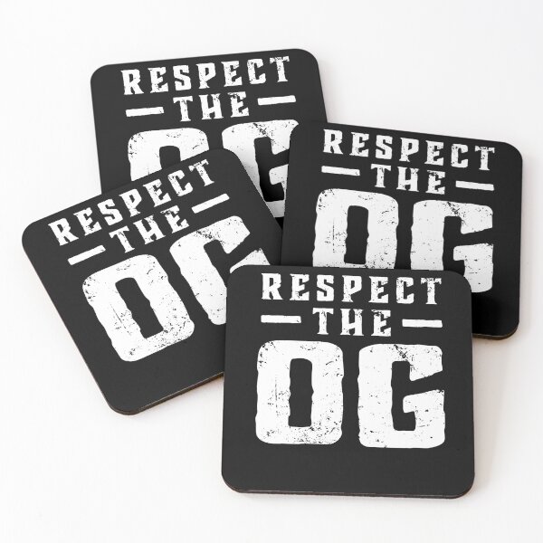 Item preview, Respect The OG Original Gangsta Calligraphy designed and sold by SuperFreshArt.