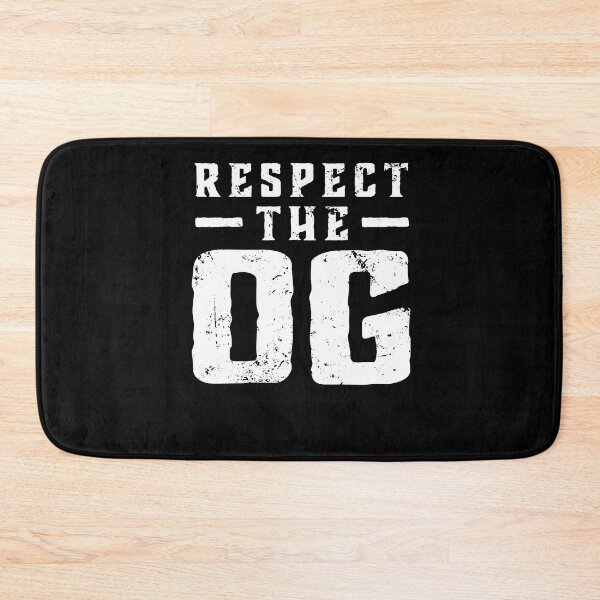 Item preview, Respect The OG Original Gangsta Calligraphy designed and sold by SuperFreshArt.