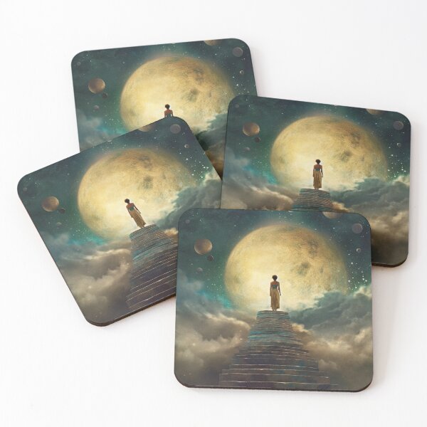 Item preview, Being Friends with Moon designed and sold by MilicaTepavac.