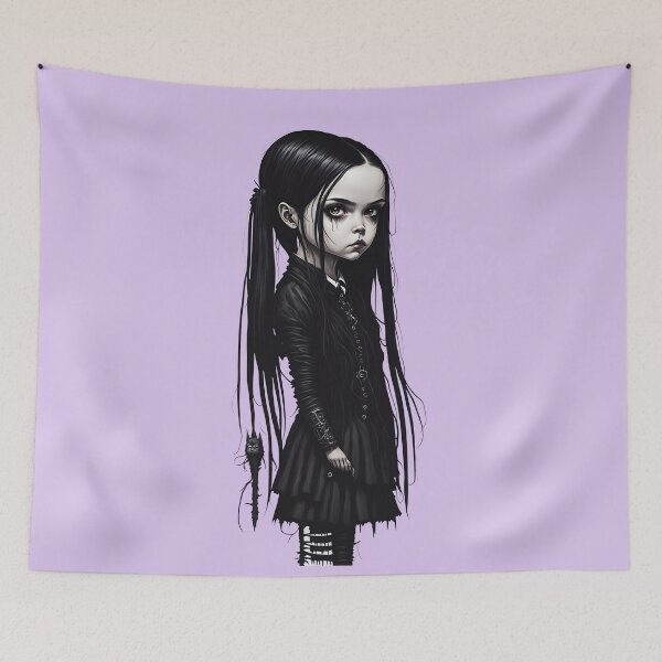 Item preview, Horror Movie Gothic Lady Macabre Art Chica Retrato designed and sold by SoccaTamam.