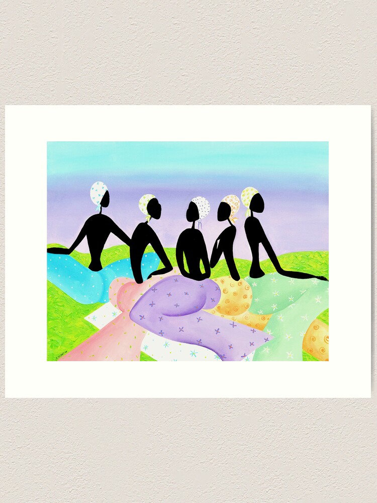 Alternate view of Sisters Art Print