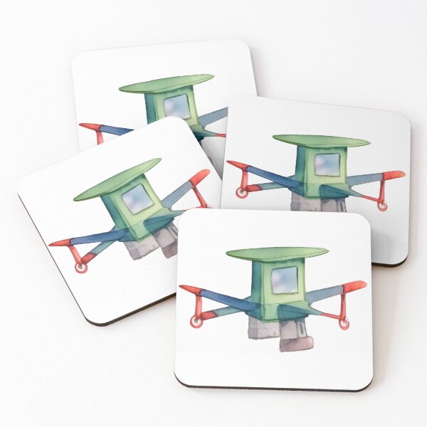 Item preview, Roobomars Unmanned Aerial Pavilion with Four Convoluted Wings/Propellers – Back To School  designed and sold by ignasirus.