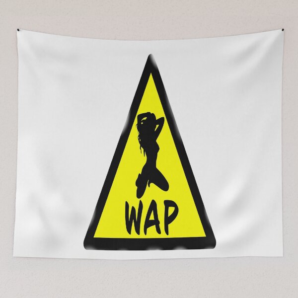 Item preview, cardi b wap - wap caution designed and sold by TourneurYester.