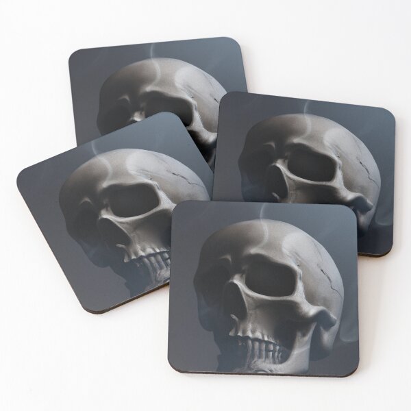 Item preview, Skull on smoky background - version 6 designed and sold by AtlantisApparel.