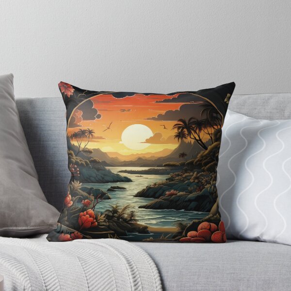 Aperçu de l'œuvre Paysage tropical créée et vendue par libanmax.