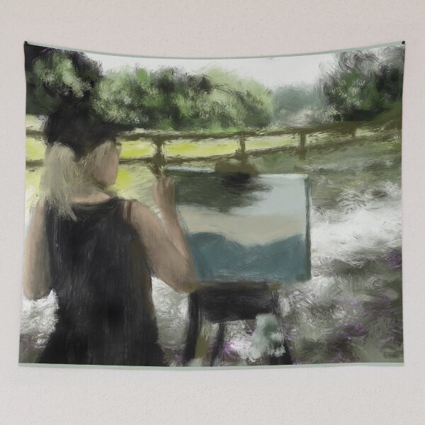 Item preview, Robin En Plein Air designed and sold by TheArtCave.