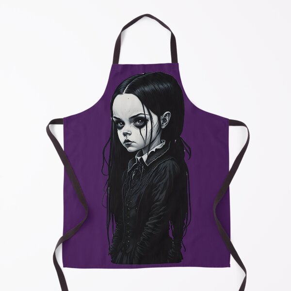 Item preview, Girly Goth Scary Movie Fan Portrait designed and sold by SoccaTamam.