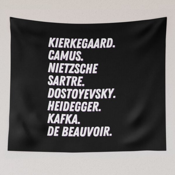 Item preview, Existentialist | Philosophers designed and sold by festivalzone.