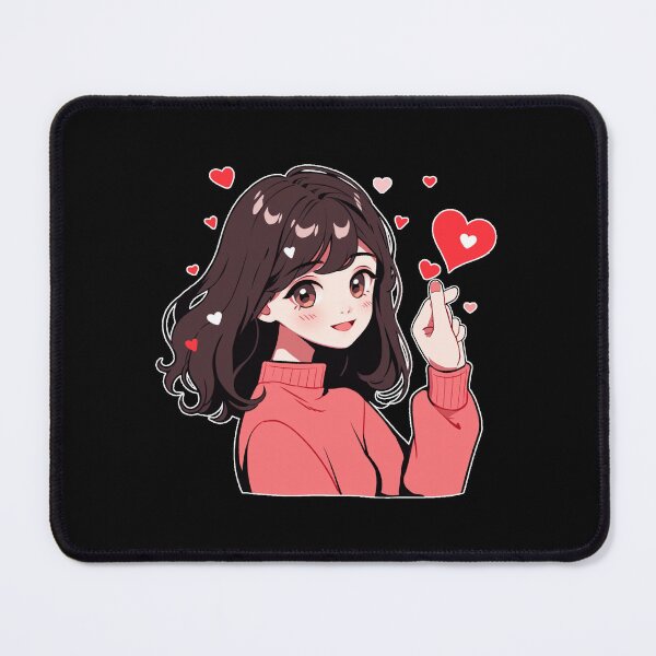 Artikelvorschau, Koreanische Saranghae Ich liebe dich, Finger-Herz-Geste Sarang Hae entworfen und verkauft von Dave Jo.