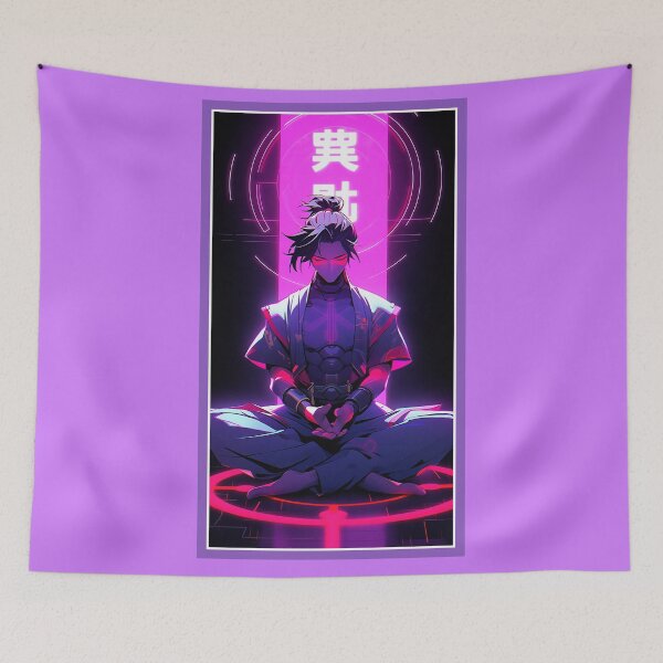 Item preview, Anime Hero Power Meditation | Quality Anime Artwork | Anime Power Energy Meditation |  Manga Anime Art designed and sold by AlNoah.