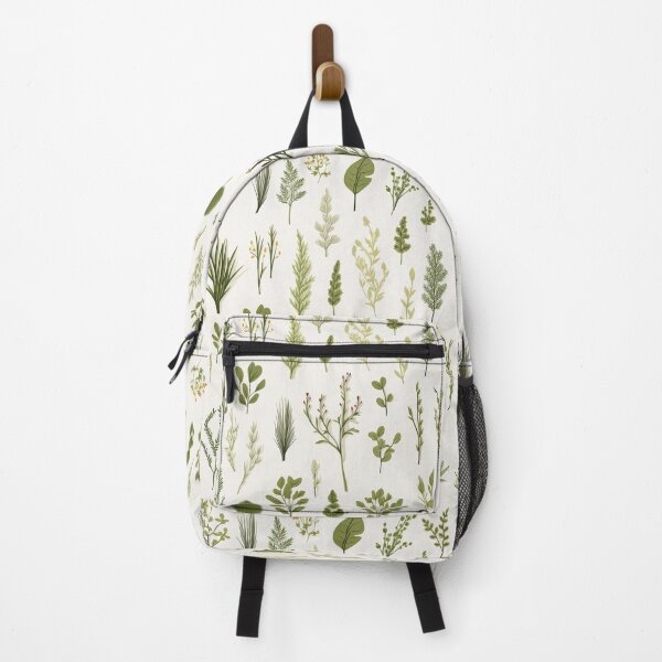 Item preview, Green Herbs Pattern designed and sold by CoputerEasel.