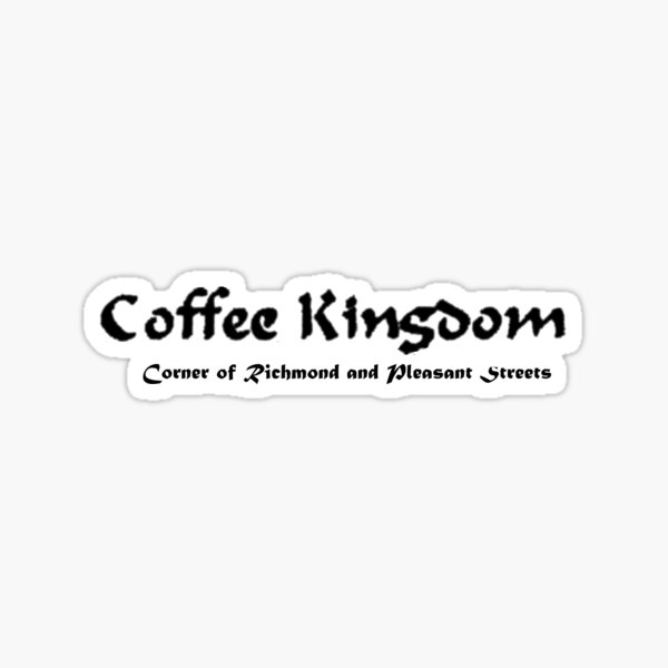 Item preview, Coffee Kingdom Worcester, MA (Black) designed and sold by iseult72.