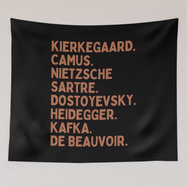 Item preview, Existentialist | Philosophers designed and sold by festivalzone.