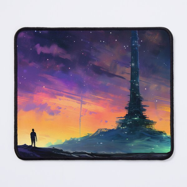 Item preview, An alien city with lonely skyscrapers designed and sold by pixelsartp.