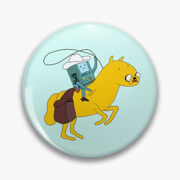 Item preview, BMO and Jake The Cowboy and The Horse designed and sold by karamram.