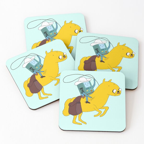 Item preview, BMO and Jake The Cowboy and The Horse designed and sold by karamram.