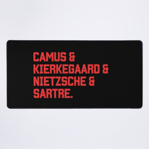 Artikelvorschau, Camus & Kierkegaard & Nietzsche & Sartre entworfen und verkauft von festivalzone.