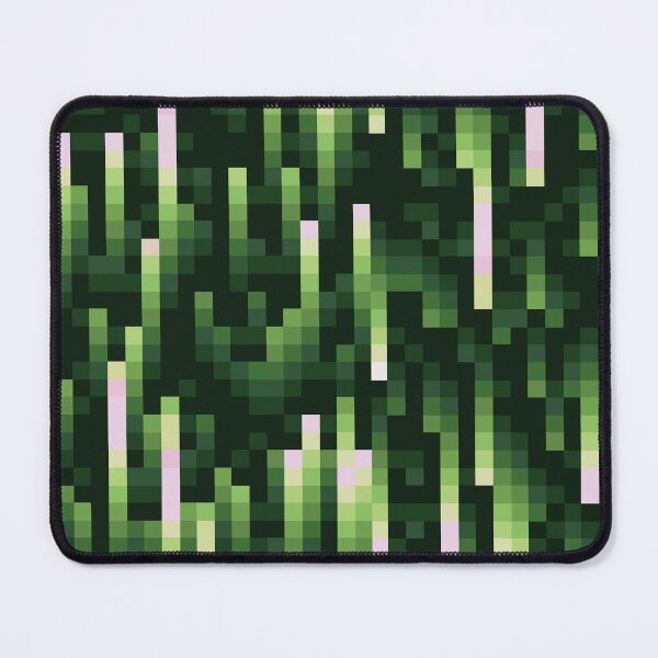 Item preview, Evergreen Woods // Modern Green Pink Summer Forest Camouflage Pattern 1980s 8bit Pixel Art designed and sold by mixedpixels.